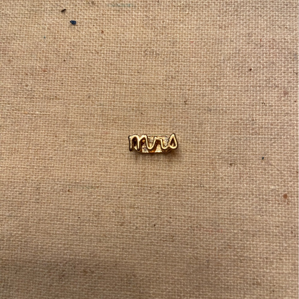 KEEP Collective gold Mrs charm